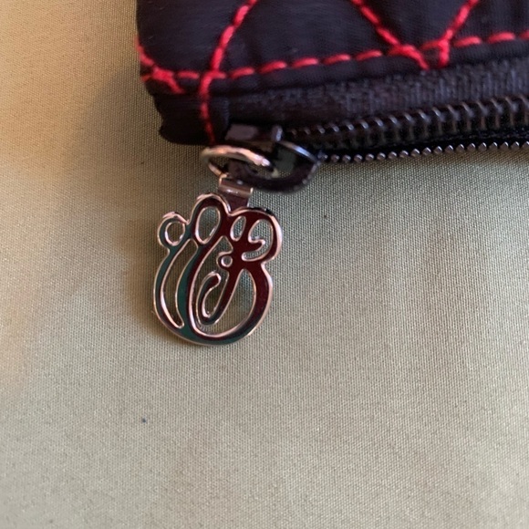 Vera Bradley Cosmetic mini bag, black velvet.. - Picture 2 of 4